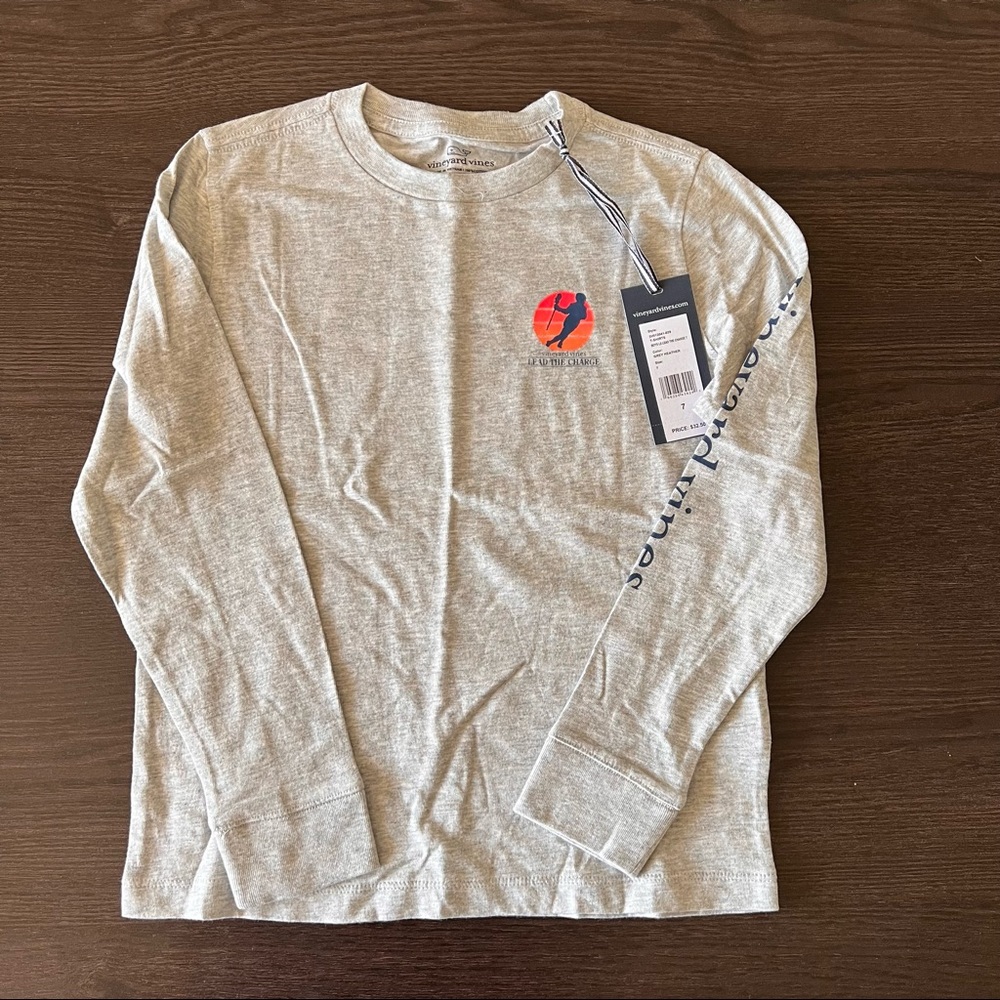 NWT Vineyard Vines boys long-sleeve tee. 7